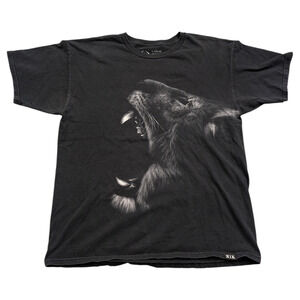 Y2K Rook Big Face Lion t shirt